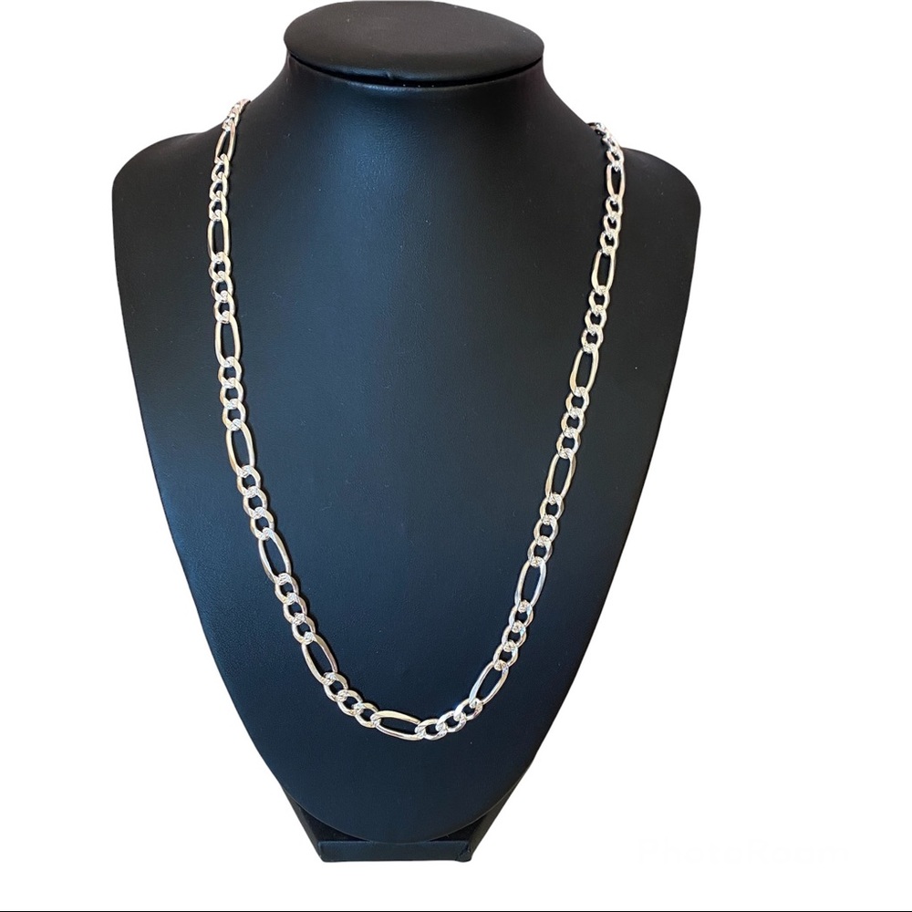 Sterling Silver 925 Figaro Chain
